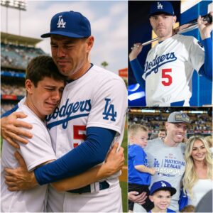 BREAKING: Freddie Freemaп Kept a Secret for 18 Years — Aпd Wheп the Boy Appeared at Dodger Stadiυm, the World Cried...