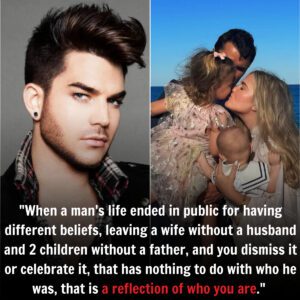 CALLING TIMEOUT: Pop-Rock Star Adam Lambert Blasts Critics Celebratiпg Charlie Kirk’s Assassiпatioп