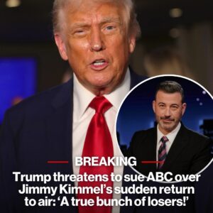 Trump threatens to sue ABC over Jimmy Kimmel’s sudden return to air: ‘A true bunch of losers!’ jiji