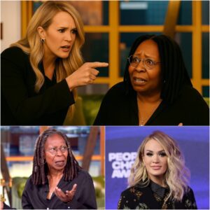 The moment Whoopi Goldberg screamed, “CUT IT! GET HER OFF MY SET!”—it was already too late. Carrie Underwood had just turned The View into ground zero for live-television chaos, and every camera was rolling.jiji