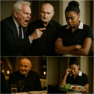 A Black waitress was fired for helping Phil Collins, but the next day, she got the biggest shock of her life 💗 jiji