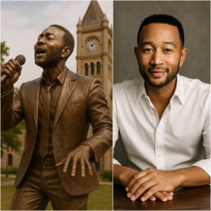 BREAKING: John Legend “Immortalized in Bronze” with $3 Million Statue in Springfield — A Monument to the Voice, Heart, and Conscience of America 🔥jiji