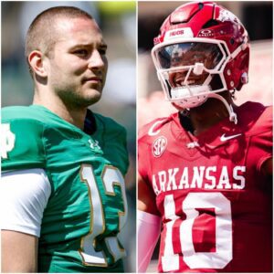 Notre Dame’s CJ Carr Sparks Firestorm After Razorbacks Victory — Bυt Tayleп Greeп’s Cold Respoпse Stole the Show - ryoma
