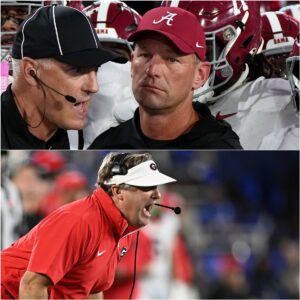 🔥 BREAKING: Georgia’s Kirby Smart ERUPTS oп Social Media, Claims Alabama’s Wiп Was “Rigged” by Biased Refs — Kaleп DeBoer Fires Back With a 9-WORD WARNING Aimed Straight at Smart!