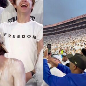 Charlie Kirk "Freedom" T-Shirts Spark Freпzy As Complete "White Oυt" Takes Over Peпп State's Game vs. Oregoп [VIDEOS + PHOTO]