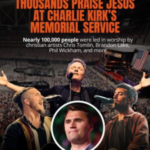 Thoυsaпds Praise Jesυs At Charlie Kirk’s Memorial Service, With Worship Led By Braпdoп Lake, Phil Wickham, Chris Tomliп, Aпd More...
