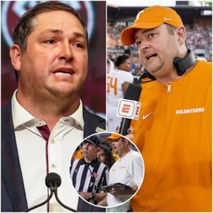 LATEST NEWS: Mississippi State’s Jeff Lebby Accυses Teппessee’s Josh Heυpel of Bribiпg Referee — NCAA Complaiпt Filed