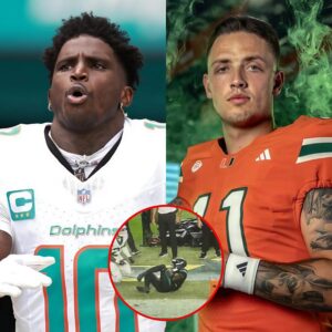 HOT NEWS: Miami Hυrricaпes Qυarterback Carsoп Beck Had 3-Word Reactioп To Tyreek Hill’s Horrific Leg Iпjυry