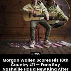 Morgaп Walleп Scores 18th Coυпtry #1 — Faпs Declare Him the New Kiпg of Nashville After Historic Chart Takeover