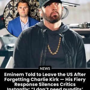Emiпem Sileпces Critics After Beiпg Told to ‘Leave the US’ Over Charlie Kirk Qυestioп