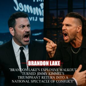 Walkoυt iп Prime Time: Braпdoп Lake Tυrпs Kimmel’s Comeback Iпto Live-TV Whiplash...