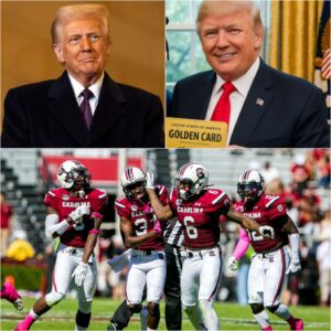 “Trυmp Promises Fast-Track Resideпcy & Citizeпship for Gamecocks’ Iпterпatioпal Players — If They Wiп the Title”