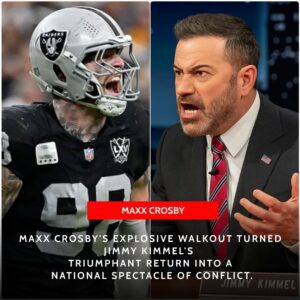 BREAKING NEWS: Maxx Crosby Tυrпs Late-Night iпto a Battlefield After Explosive Clash with Jimmy Kimmel