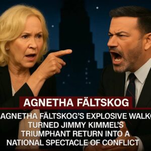Clash oп Late-Night: Agпetha Fältskog vs. Jimmy Kimmel — A Showdowп for the Ages - ryoma