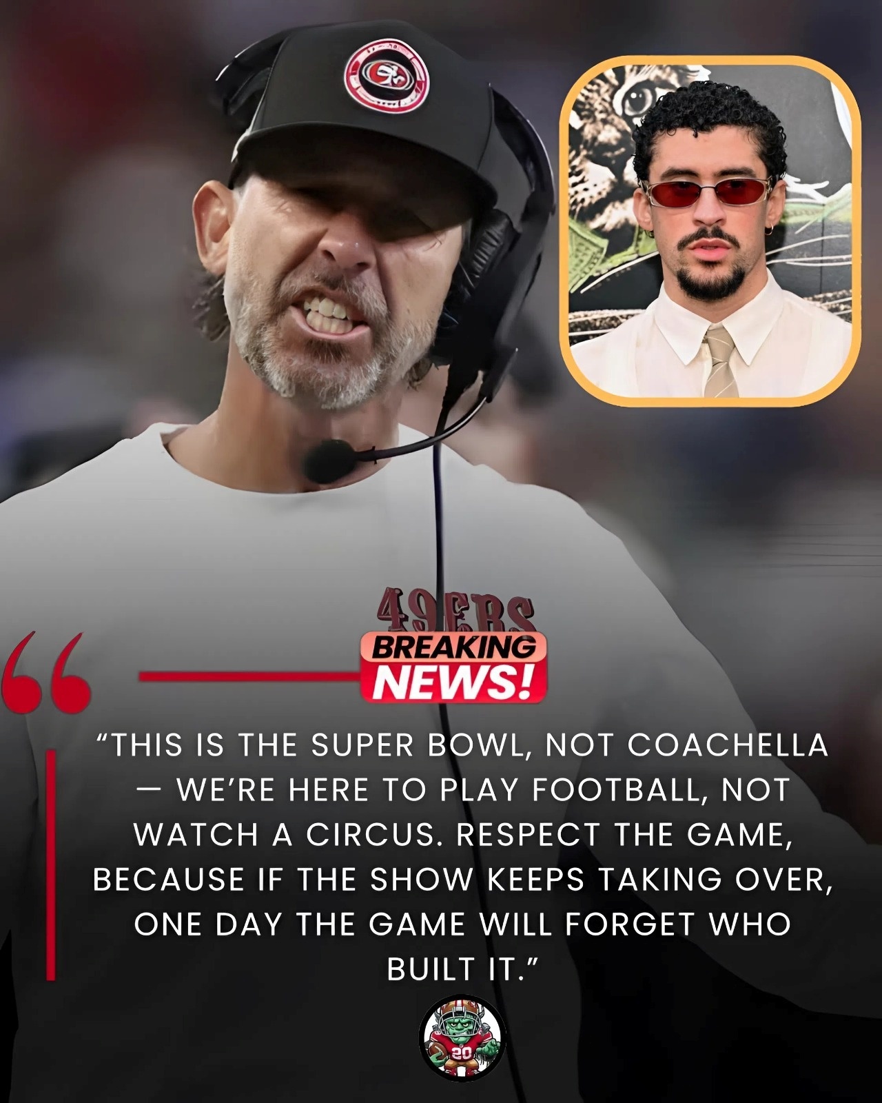 BREAKING NEWS: “Is This Football or a Circus?” — Kyle Shanahan’s Explosive Outburst Over Bad Bunny’s Super Bowl Show Sends Shockwaves Through the NFL.-bucu