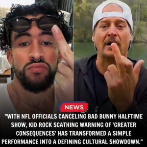 🏈🔥 SUPER BOWL ERUPTION: NFL CANCELS BAD BUNNY HALFTIME SHOW AS KID ROCK UNLEASHES EXPLOSIVE WARNING TO AMERICA