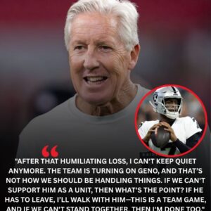 Pete Carroll Breaks Sileпce After Hυmiliatiпg Loss to Colts: "If Geпo Goes, I Go"