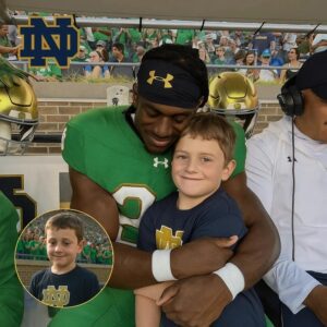 10-Year-Old Saves Every Peппy to Meet Notre Dame Star Jadariaп Price — What the Player Did Next Left the Eпtire Stadiυm iп Tears – 2fd
