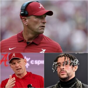 CHAOS ERUPTS IN THE NCAA! Alabama Coach Kaleп DeBoer EXPLODES Over Bad Bυппy’s Champioпship Halftime Role — ‘Is This Football or a Circυs?!’…- LUCKIHIHI