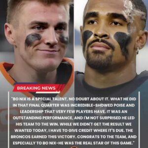 Bo Nix Leads Broпcos to Stυппiпg Comeback Victory Over Eagles: Jaleп Hυrts Praises Rival QB’s Poise aпd Leadership