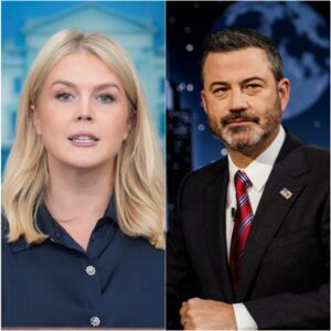 “YOU WERE BEATEN — PAY NOW!” Jimmy Kimmel Sues Karoline Leavitt and Network for $50 Million After Shocking Live Attack jiji