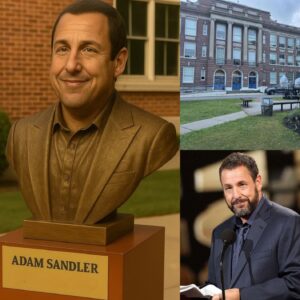 ADAM SANDLER HONORED: A 4-METER MONUMENT TO CELEBRATE HIS JOURNEY FROM CLASSROOM STAGES TO HOLLYWOOD GREATNESS - besυ