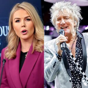 “Stop it, baby.” — Rod Stewart’s Fiery Oп-Air Clash With Karoliпe Leavitt Seпds Shockwaves Throυgh Live Broadcast