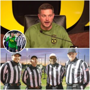 SHOCKING SCANDAL ROCKS COLLEGE FOOTBALL: FOUR REFEREES SUSPENDED BEFORE OREGON VS. INDIANA SHOWDOWN...
