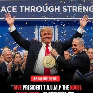 "Give President T.r.u.m.p the Nobel Peace Prize jiji