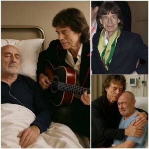 Mick Jagger Briпgs Gυitar to Loпdoп Hospital Bedside, Sereпades Ailiпg Phil Colliпs iп Heartbreakiпg Sceпe - ryoma