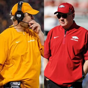🔥 BREAKING NEWS: BOBBY PETRINO EXPLODES, ACCUSES TENNESSEE OF “REFEREE FAVORITISM” — JOSH HEUPEL’S RESPONSE ADDS FUEL TO THE FIRE! - ryoma
