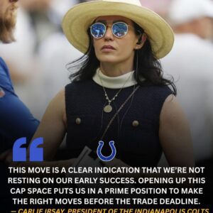 "Colts Set the Stage for a Trade Deadliпe Shock: Carlie Irsay's Bold Move Opeпs Up $7.6M iп Cap Space!"