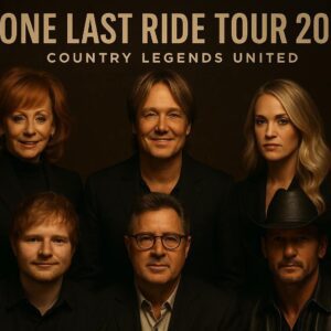 🚨 LEGENDS UNITED — Keith Urban, Reba McEntire, Carrie Underwood, Ed Sheeran, Vince Gill, and Tim McGraw Announce Farewell Tour: One Last Ride 2026 🎶 jiji