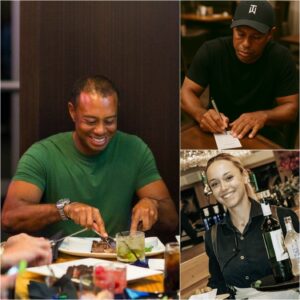 💔 KINDNESS UNSEEN: WAITRESS BURSTS INTO TEARS AFTER DISCOVERING TIGER WOODS’ HANDWRITTEN NOTE THAT CHANGED HER LIFE FOREVER