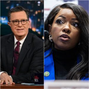 “This isn’t late-night comedy anymore. This is a reckoning.” - Stephen Colbert and Jasmine Crockett are teaming up for what insiders are calling a LATE-NIGHT REVOLUTION, jiji