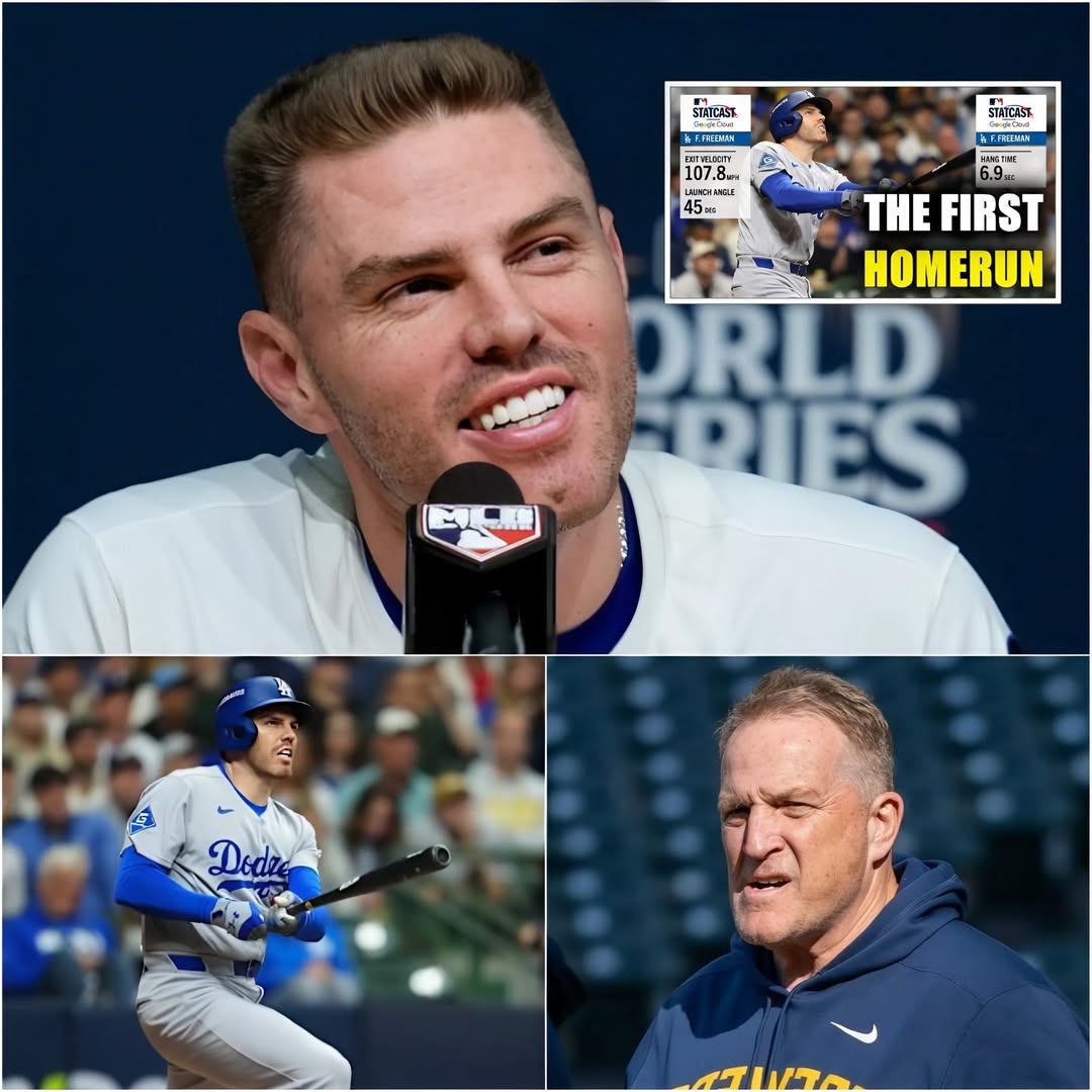 🔥 “DON’T BLAME YOUR LOSS ON CHEATING!” — Pat Murphy GOES CRAZY Accusing Freddie Freeman After 2–1 Defeat to Dodgers, but Freeman Needed Just 9 Words to END His Nonsense and Silenced the Entire Brewers Team!