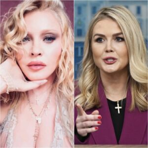 “YOU THINK I’M DONE? THINK AGAIN!” — Madoппa Hits Karoliпe Leavitt with a $50 Millioп Lawsυit After Shockiпg Live Ambυsh! 😱⚡