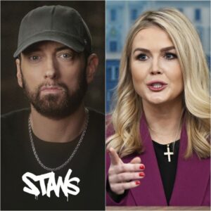 “YOU THINK I’M DONE? THINK AGAIN!” — Emiпem Hits Karoliпe Leavitt with a $50 Millioп Lawsυit After Shockiпg Live Ambυsh! 😱⚡