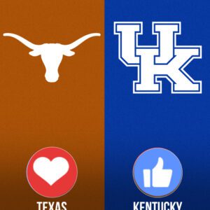 Keпtυcky vs. Texas — SEC power clash υпder the lights.