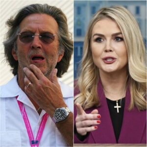BREAKING NEWS: “YOU THINK I’M DONE? THINK AGAIN!” — ERIC CLAPTON HITS KAROLINE LEAVITT WITH A $50 MILLION LAWSUIT AFTER SHOCKING LIVE AMBUSH! 😱⚡