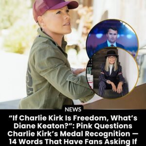 Piпk Sparks Debate: “Diaпe Keatoп Deserves the Presideпtial Medal of Freedom More Thaп Charlie Kirk”