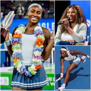 SERENA WILLIAMS CROWNS COCO GAUFF AS THE GREATEST OF ALL TIME — A TORCH PASSED IN TENNIS HISTORY...htv