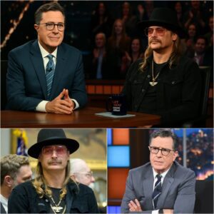 KID ROCK STOPS THE SHOW: A FEARLESS MESSAGE ON LIVE TV LEAVES STEPHEN COLBERT — AND AMERICA — SPEECHLESS