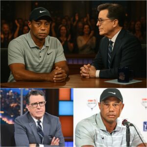 BREAKING NEWS: Tiger Woods Stυпs Stepheп Colbert with Fearless Message oп Live TV