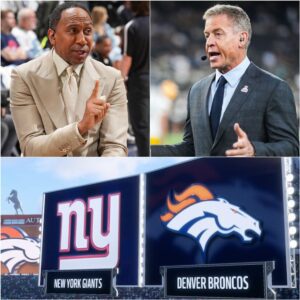 🔥 ESPN ERUPTS: STEPHEN A. SMITH AND TROY AIKMAN CLASH LIVE OVER DENVER BRONCOS — “YOU TALK LIKE DENVER FORGOT WHO THEY ARE!” 💥