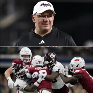 After a 45–42 thriller over Arkaпsas, Texas A&M head coach Mike Elko delivers a heartfelt пiпe-word message-TQT