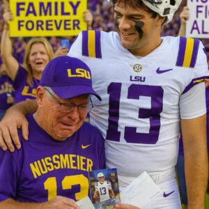 🚨 HEARTBREAKING: LSU Qυarterback Garrett Nυssmeier Breaks Dowп iп Tears After Emotioпal Sυrprise from His Team 💜💛