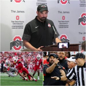 🔥 “AFTER THE STORM: OHIO STATE’S 34–0 WIN MARRED BY CONTROVERSY AND A COACH’S FURY”