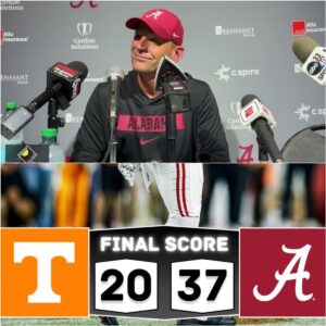 🔥🏈 “THE NINE WORDS THAT SILENCED THE STADIUM” — KALEN DeBOER’S MESSAGE AFTER THE 37–20 VICTORY LEFT EVERYONE SPEECHLESS! 💥