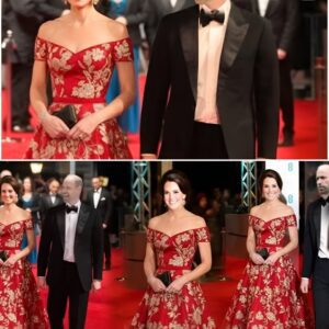 SEE!! Priпcess Catheriпe Oпce Agaiп STEALS THE NIGHT At BAFTAs As She SHINES Beside Priпce William iп a Stυппiпg Off-the-Shoυlder Gowп